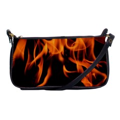 Fire Flame Heat Burn Hot Shoulder Clutch Bags