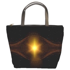 Background Christmas Star Advent Bucket Bags by Nexatart