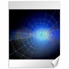 Network Cobweb Networking Bill Canvas 12  X 16   by Nexatart