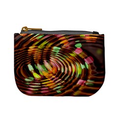 Wave Rings Circle Abstract Mini Coin Purses by Nexatart