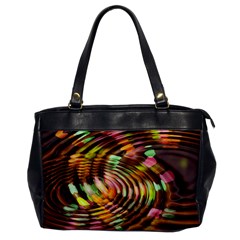 Wave Rings Circle Abstract Office Handbags