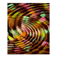 Wave Rings Circle Abstract Shower Curtain 60  X 72  (medium) 