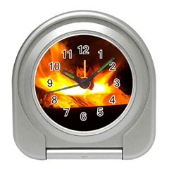 Fire Rays Mystical Burn Atmosphere Travel Alarm Clocks by Nexatart