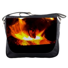 Fire Rays Mystical Burn Atmosphere Messenger Bags by Nexatart