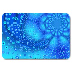 Bokeh Background Light Reflections Large Doormat  by Nexatart