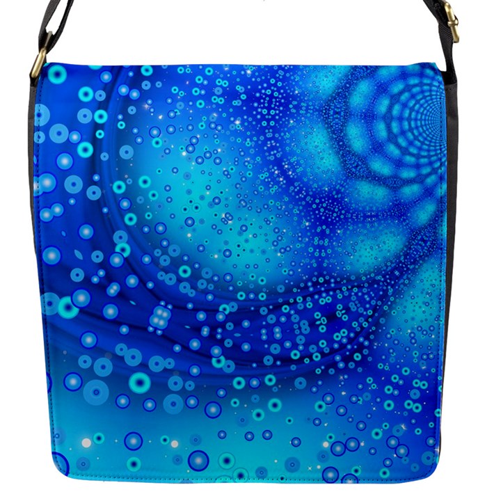 Bokeh Background Light Reflections Flap Messenger Bag (S)