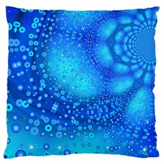 Bokeh Background Light Reflections Large Flano Cushion Case (two Sides) by Nexatart