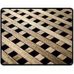 Texture Wood Flooring Brown Macro Fleece Blanket (Medium)  60 x50  Blanket Front