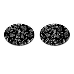 Tropical Pattern Cufflinks (oval) by Valentinaart