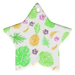 Tropical Pattern Ornament (star) by Valentinaart