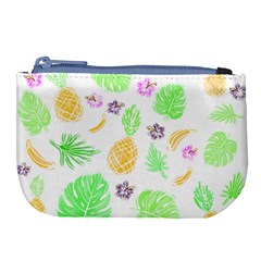 Tropical Pattern Large Coin Purse by Valentinaart