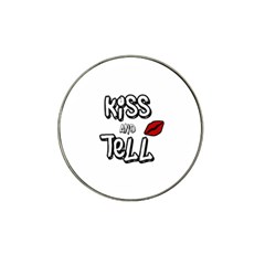 Kiss And Tell Hat Clip Ball Marker (4 Pack) by Valentinaart