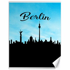 Berlin Canvas 18  X 24   by Valentinaart