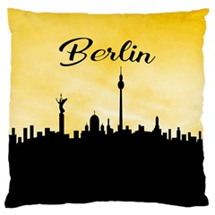 Berlin Standard Flano Cushion Case (one Side) by Valentinaart