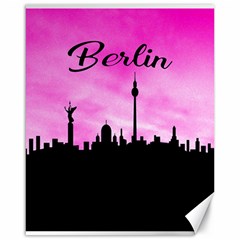 Berlin Canvas 16  X 20   by Valentinaart