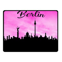 Berlin Fleece Blanket (small) by Valentinaart