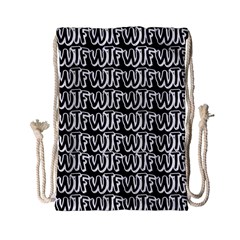 Wtf Drawstring Bag (small) by Valentinaart