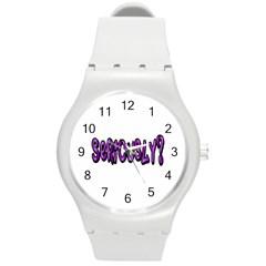 Seriously Round Plastic Sport Watch (M)