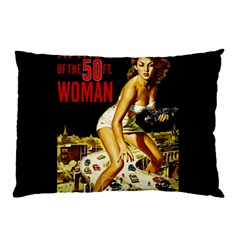 Attack Of The 50 Ft Woman Pillow Case by Valentinaart