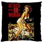 Attack of the 50 ft woman Large Cushion Case (Two Sides) Front