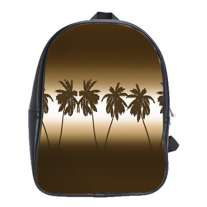 Tropical sunset School Bags (XL) 