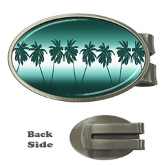 Tropical Sunset Money Clips (oval)  by Valentinaart