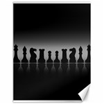 Chess Pieces Canvas 12  x 16   11.86 x15.41  Canvas - 1