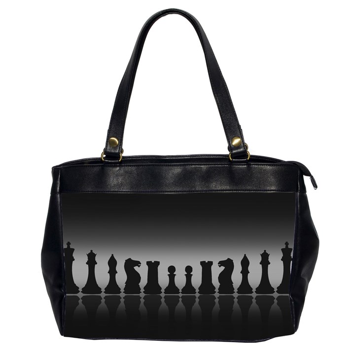 Chess Pieces Office Handbags (2 Sides) 