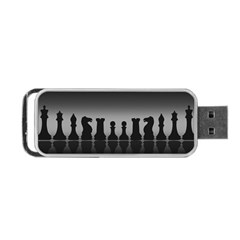 Chess Pieces Portable Usb Flash (one Side) by Valentinaart