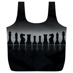 Chess Pieces Full Print Recycle Bags (l) 