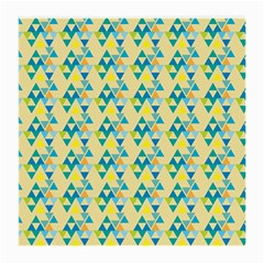 Colorful Triangle Pattern Medium Glasses Cloth (2-side) by berwies