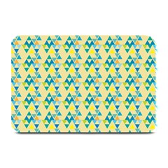 Colorful Triangle Pattern Plate Mats by berwies