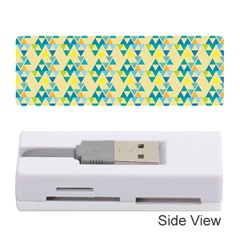 Colorful Triangle Pattern Memory Card Reader (stick)  by berwies