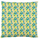 colorful triangle pattern Large Cushion Case (One Side) Front