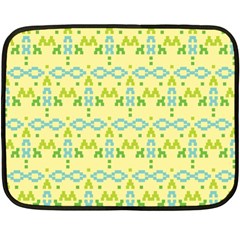 Simple Tribal Pattern Double Sided Fleece Blanket (mini)  by berwies