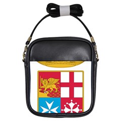 Coat Of Arms Of The Italian Navy  Girls Sling Bags by abbeyz71
