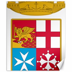 Coat Of Arms Of The Italian Navy Canvas 8  X 10  by abbeyz71