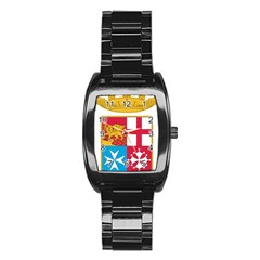 Coat Of Arms Of The Italian Navy Stainless Steel Barrel Watch by abbeyz71