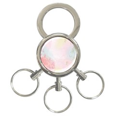 Watercolor Floral 3-ring Key Chains by Nexatart