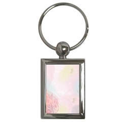 Watercolor Floral Key Chains (rectangle)  by Nexatart