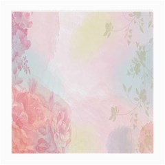 Watercolor Floral Medium Glasses Cloth (2-side) by Nexatart