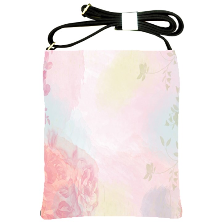 Watercolor Floral Shoulder Sling Bags