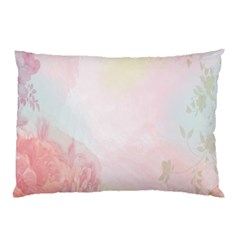 Watercolor Floral Pillow Case (two Sides) by Nexatart