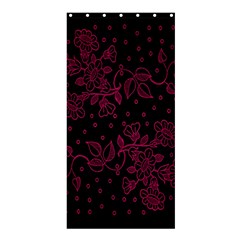 Pink Floral Pattern Background Shower Curtain 36  X 72  (stall)  by Nexatart