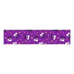 Moon Kitties Purple Velvet Scrunchie