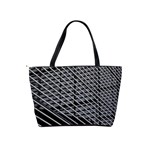 Abstract Architecture Pattern Shoulder Handbags Back