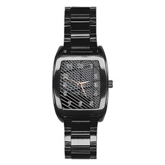 Abstract Architecture Pattern Stainless Steel Barrel Watch by Nexatart