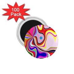 Colourful Abstract Background Design 1 75  Magnets (100 Pack)  by Nexatart