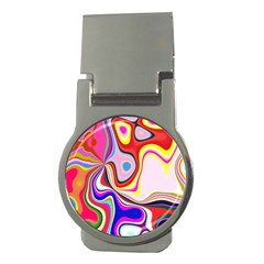 Colourful Abstract Background Design Money Clips (round)  by Nexatart