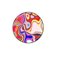 Colourful Abstract Background Design Hat Clip Ball Marker by Nexatart